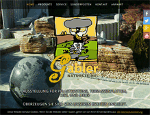 Tablet Screenshot of gartensteine.de